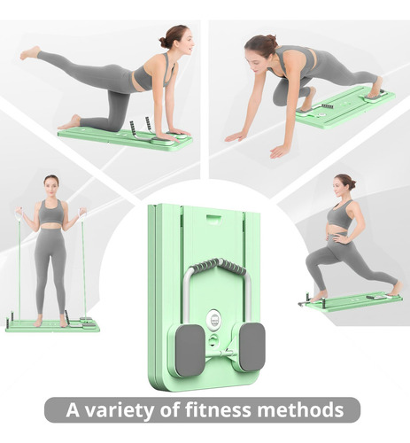 Rueda Abdominal Cuerda Entrenamiento Profesional Verde Turquesa
