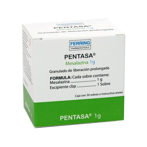 Pentasa Mesalazina 1 G Granulado Con 30 Sobres