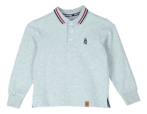 Polera Niño Rupert Gris Claro Hush Puppies Kids