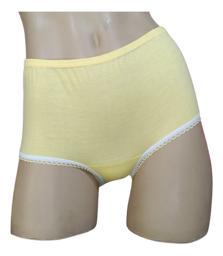 Panty Pantaleta Completa Algodón Paquete 2 Piezas Mujer 6052