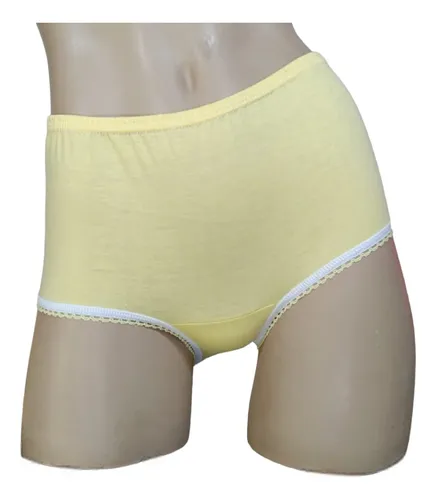 Panty Pantaleta Completa Algod n Paquete 2 Piezas Mujer 6052
