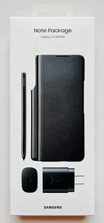 Samsung Galaxy Z Fold 3 5g Con S Pen Cargador Funda Smart Color Negro