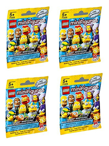 Minifiguras De Lego: Los Simpson, Serie 2, Cuatro Paquetes A