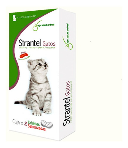 Strantel Gatos X 2 Tabletas