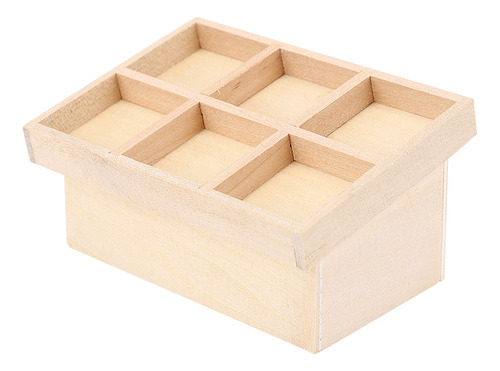 Dollhouse Decoration 1:12 Doll House, Estante De Frutas En M
