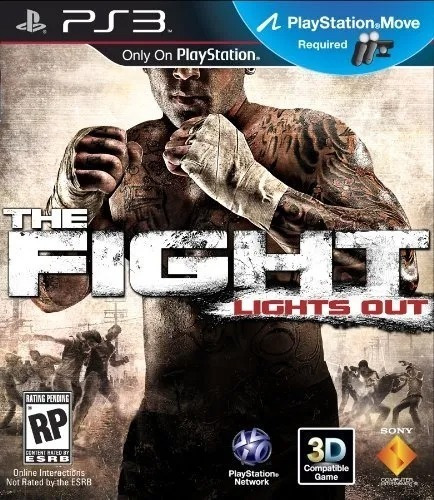 Jogo De Move, The Fight Lights Out Exclusivo Sony Para Ps3 