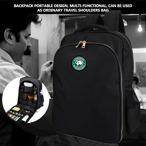 Imagen 2 de 2 de Mochila De Barbero + Cool Care Andis + Cera Poamda 300 Gr