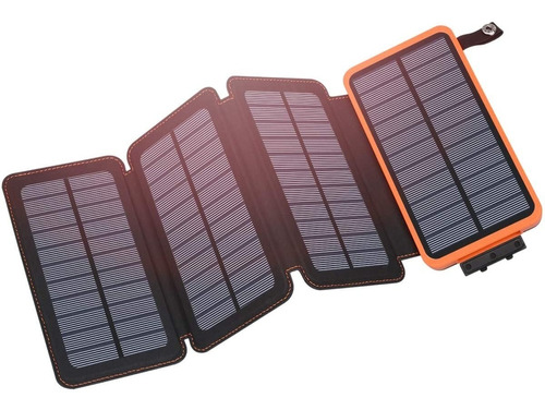 Cargador Solar 25000mah, Banco De Energía Solar, Extensible