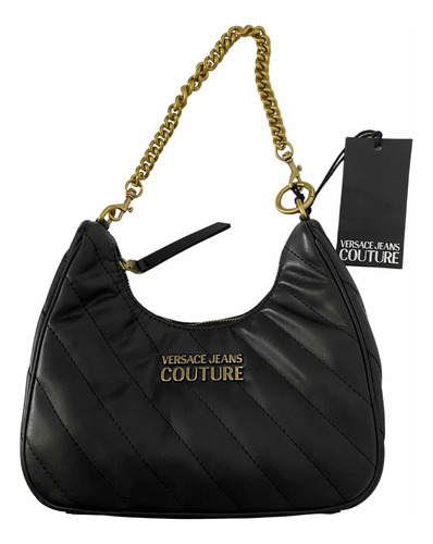 Bolsa Negra Versace Jeans Couture Dama Mod.139240966146