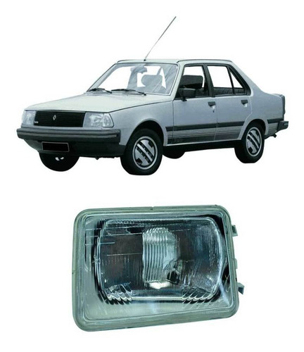 Semioptica Renault 18 1981= Izq. Mando Manual