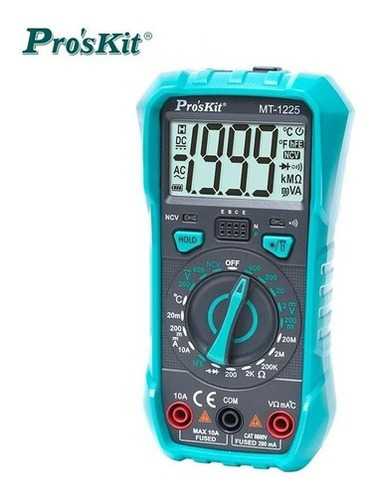 Tester Proskit Mt-1225 Buzzer Temperatura Ncv Linterna R