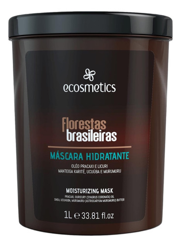 Mascara Hidratante 1 Litro Florestas Bras. Ecosmetics