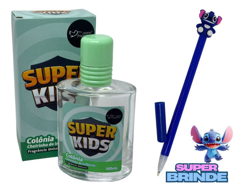 Perfume Super Kids Infantil Menino Menina Criança + Do Stitch
