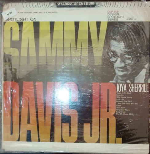 Vinilo Lp De Sammy Davis Jr Spotlight On (xx101