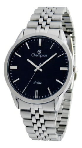 Relógio Champion Masculino Prateado Cn21149t 42mm