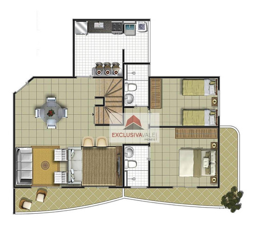 Imagem 7 de 9 de Apartamento Com 3 Dormitórios À Venda, 82 M² Por R$ 323.000,00 - Jardim Satélite - São José Dos Campos/sp - Ap3245