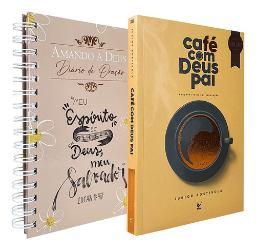 Livro Devocional Café Com Deus Pai E Diário Oração Feminino