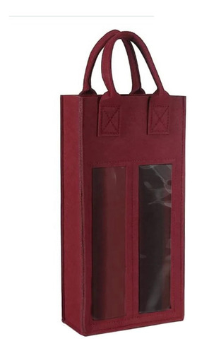 2 Botellas Bolsa De Regalo De Vino Tote Bolsa De Vino Rojo