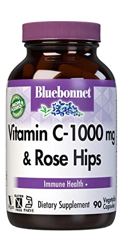 Nutrición Bluebonnet Vitamina C-1000 Mg Más Caderas Ma1cd