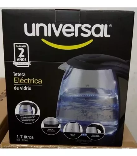 Tetera Eléctrica En Vidrio Hervidor Agua – Universal – Muebles