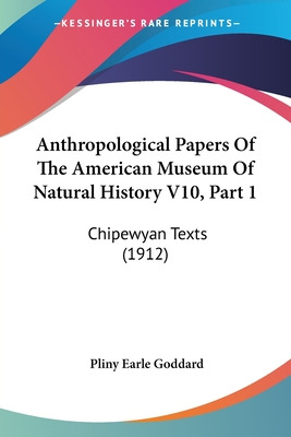 Libro Anthropological Papers Of The American Museum Of Na...