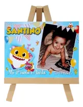 Comprar Souvenirs Mini Atriles Personalizados X10 Unid Baby Shark
