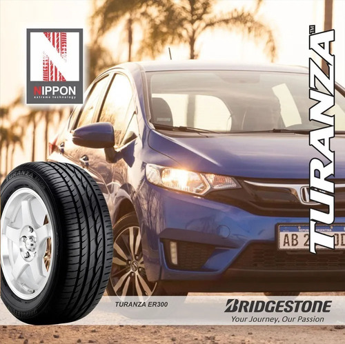 Kit 4 185/60 R15 H Bridgestone Turanza Er300 Envío Gratis $0