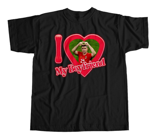 Imagen 1 de 5 de Remera Algodón Selección I Love My Boyfriend - Escaloneta