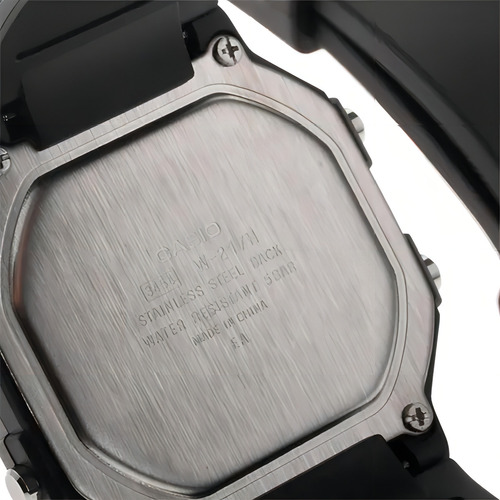 Reloj Casio Hombre Negro Camuflaje Illuminator W217h3bvcf Color del bisel Verde Color del fondo Gris
