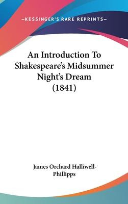 Libro An Introduction To Shakespeare's Midsummer Night's ...