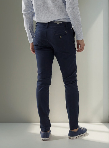Pantalón Taverniti Chino Gabardina Elastizado
