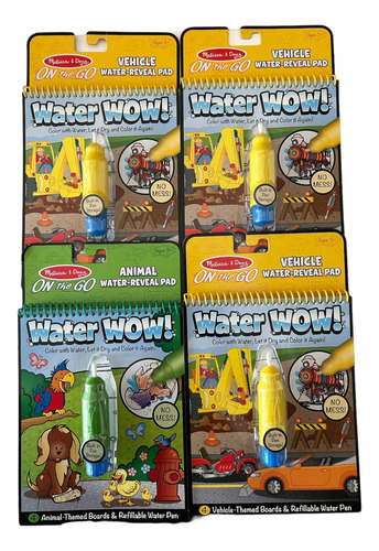 4 Libros Para Pintar Con Agua , Melissa And Doug Water Wow