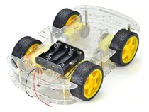 Comprar Kit Chasis Auto Smart Car Robot 4 Ruedas 4 Motores 