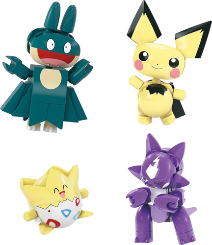 Juguetes De Construcción De Figuras De Acción Mega Pokémon T