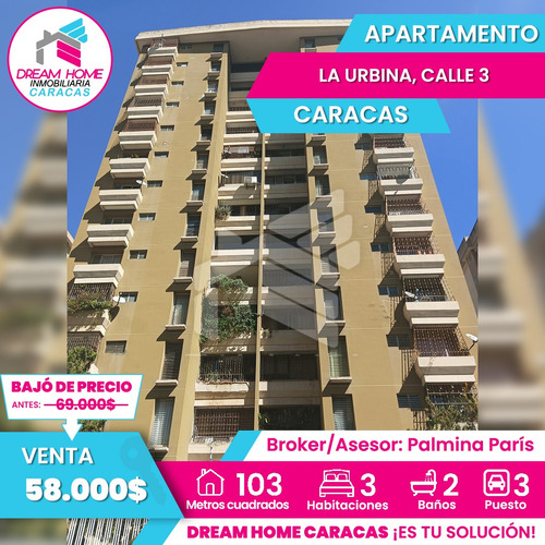 Apartamento En Venta  La Urbina - Calle 3, Caracas