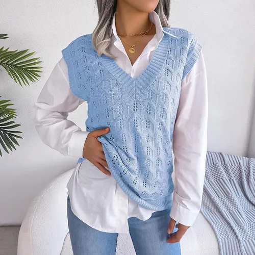 Chaleco camisa online mujer