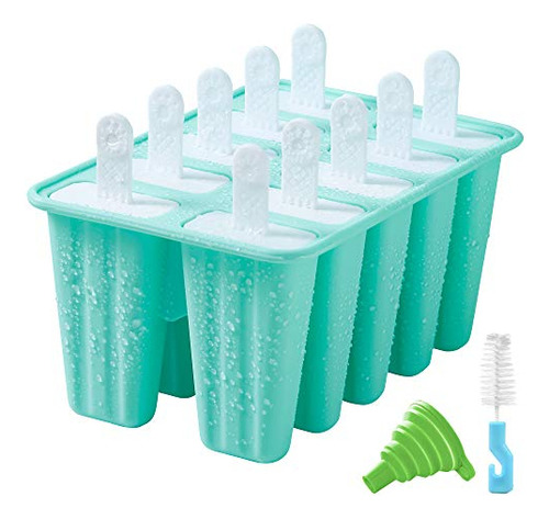 Moldes Paletas 10 Piezas Silicona Sin Bpa [u]