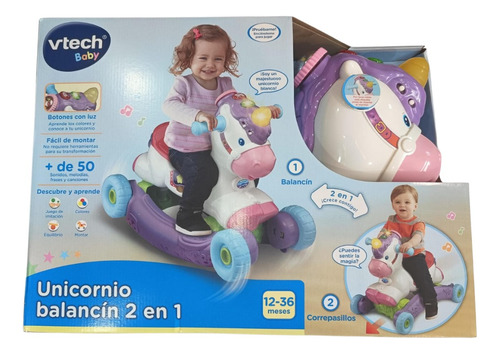Unicornio Balancin 2 En 1 Vtech Baby + Regalo