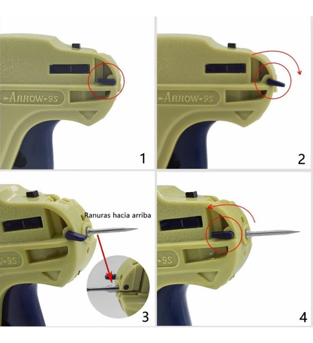 Pistola Etiquetadora Ropa Precio +5000 Balines 3.5cm Tagpins