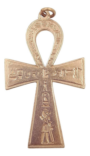 Cruz De Ankh Egipcia De Cobre Proteccion
