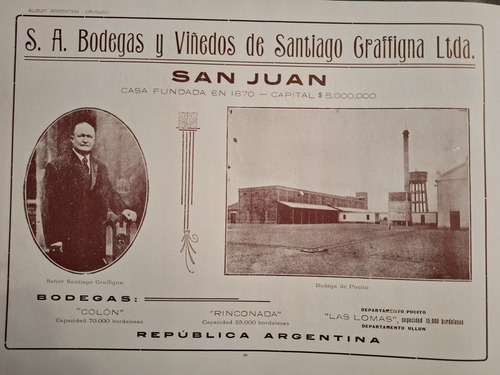 Album Informativo Argentina Uruguay 1925 Vitivinicolas Y + (Usado)