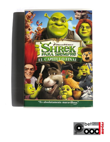 Dvd Película Shrek Para Siempre - Como Nueva