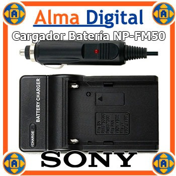 Cargador Bateria Npfm50 M Sony Fm30 50 70 90 55 500 550 570