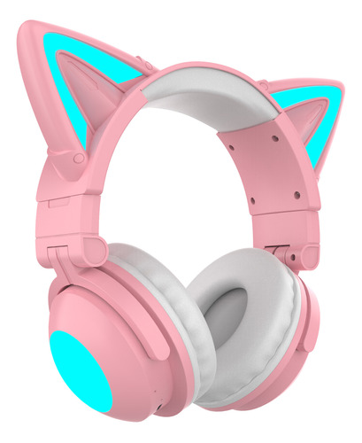 Nuevos Auriculares Bluetooth Luminous Cat's Ears Para Juegos