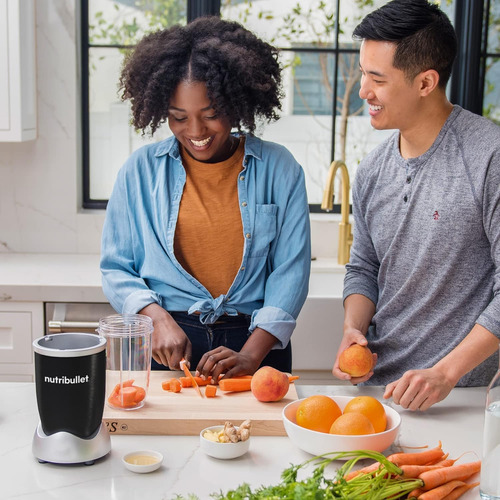 Blender Nutribullet Pro 900 W, Paquete De 3 Tazas Para Una S
