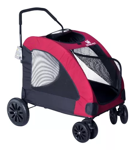 Coche para Perros Grandes Rojo