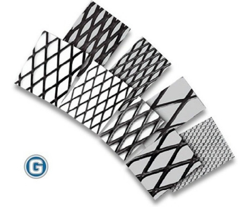 Metal Desplegado 620-30-60 De 1.22 X 2.45 Mt En Hoja Mallas Metálicas Gramabi Cerramiento Reja Paño Material Desplegable