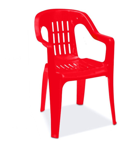 Silla Plastica Para Niños Reforzada Virginia - Colombraro