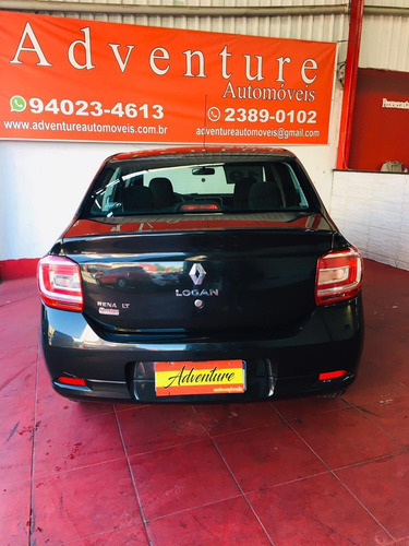 Imagem 8 de 10 de Renault Logan Authentique 1.0 Ano:2019 Preto Completo