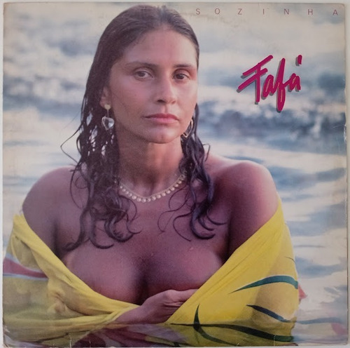 Vinil Lp Disco Fafá De Belém Sozinha Impecável Com Encarte